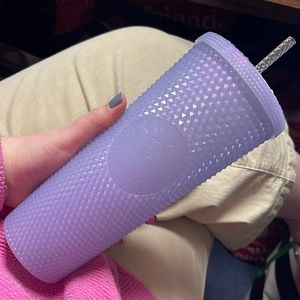 Starbucks Iridescent Matt Purple Tumbler Studded RARE
